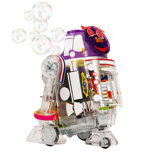 Star bubbles droid